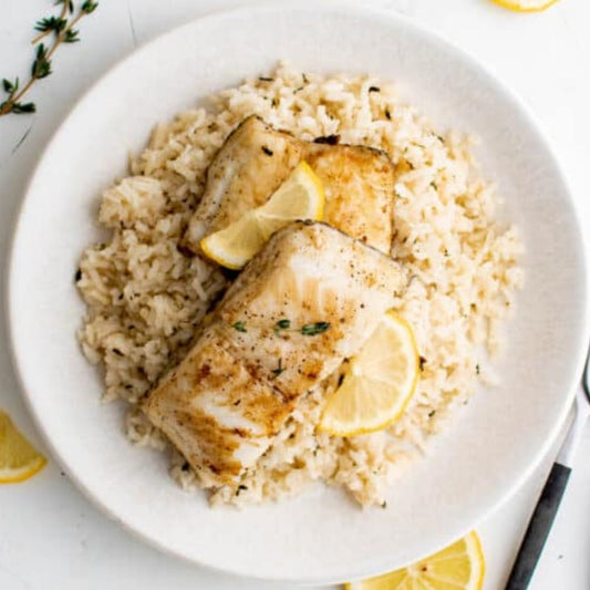 Fish Fillet with Rice